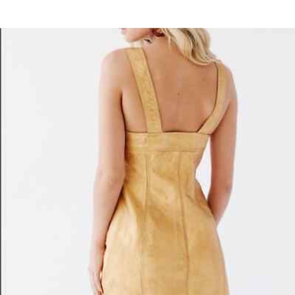 NWT Free People Goldie Mini Leather Dress - Picture 2 of 8